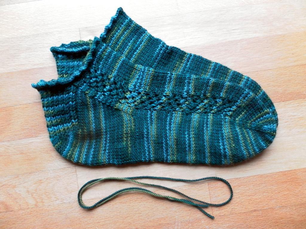 Toe-Up Anklet Socks knitting project