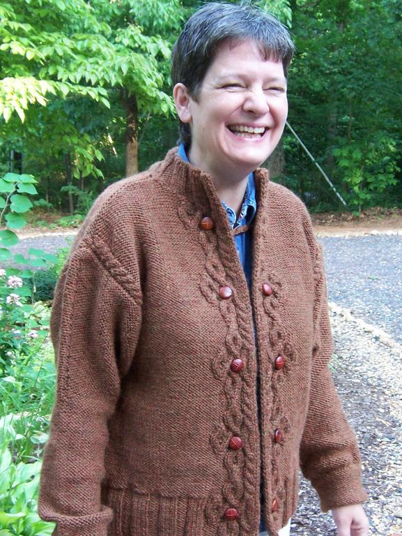Celtic Closure sweater knitting pattern