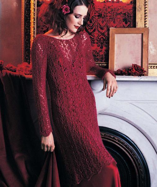 Lily Chin's Lace Dress knitting pattern