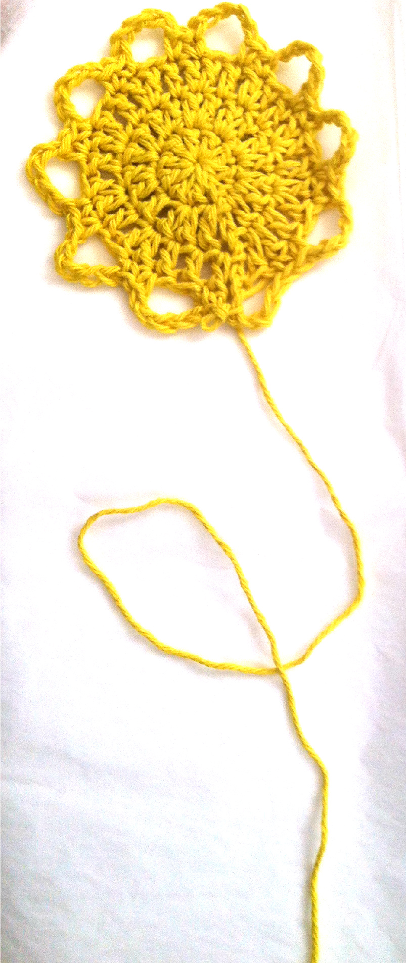 how to crochet a flower