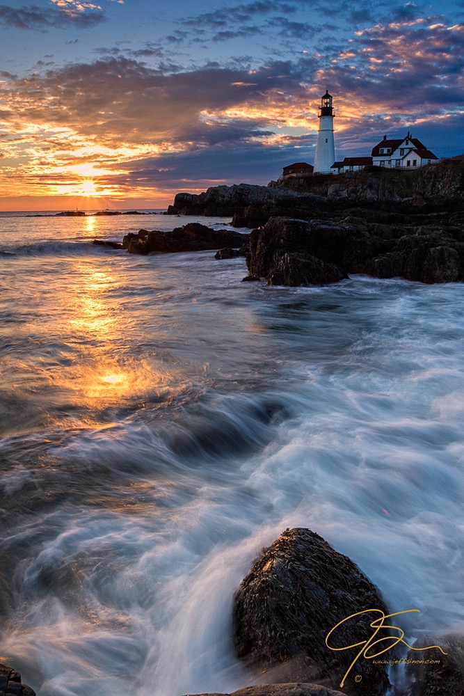 Morning Light At Portland Head