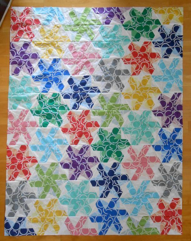 hexagon pinwheel quilt