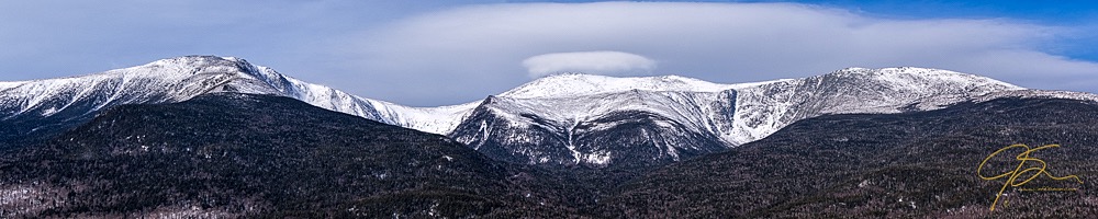 Washington And The Ravines Winter Pano