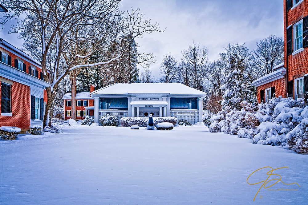 Woodman Institute Cloaked In Snow