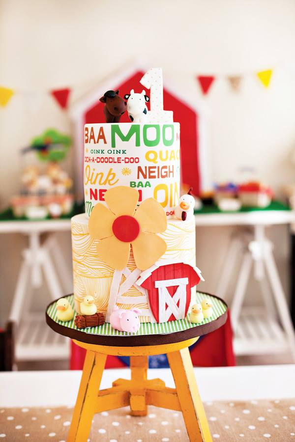 Modern Farm Cake