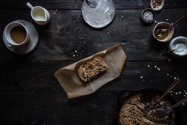 Slice of baked oatmeal