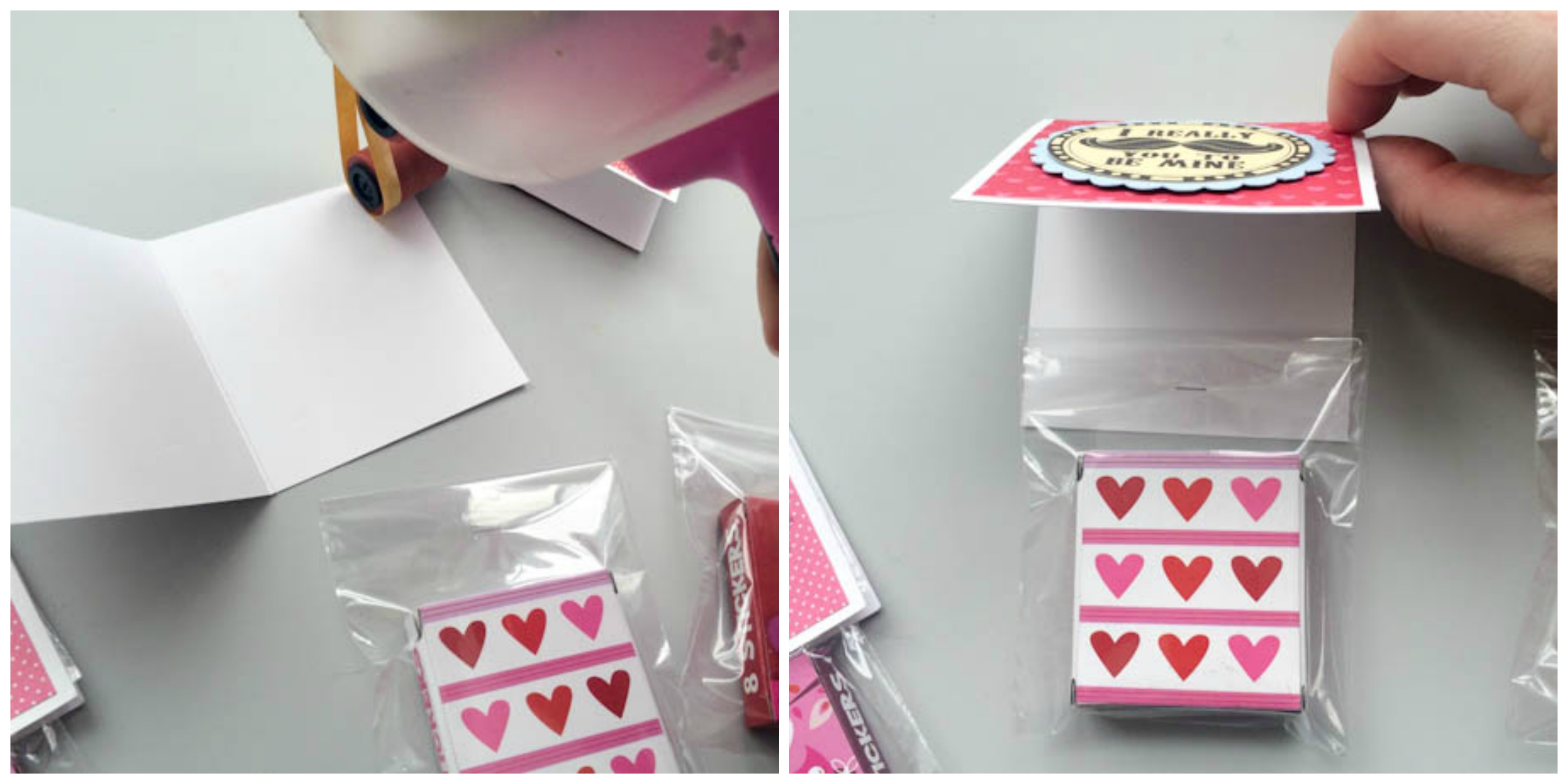 Digital stamp DIY Valentine Treat bag Digital stamp DIY Valentine Treat bag