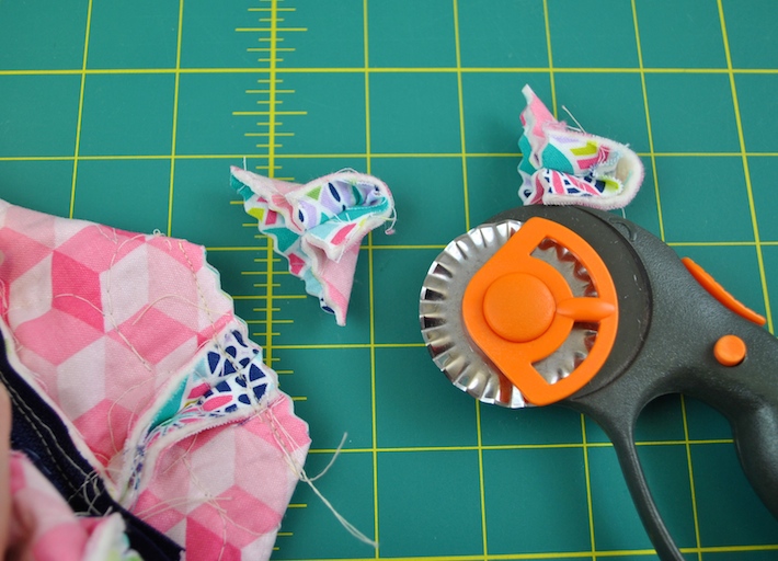 Trim off the corners