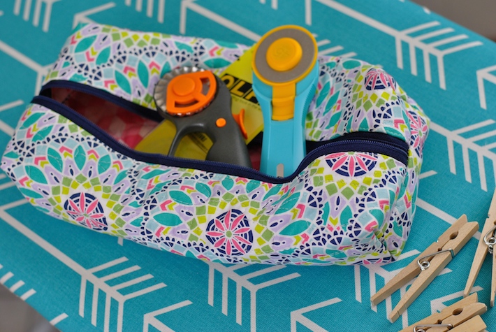 Boxy Quilted Pouch Tutorial