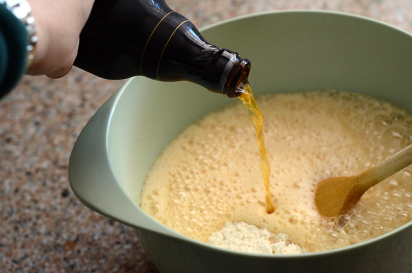 Mixing Up Beer Bread Batter