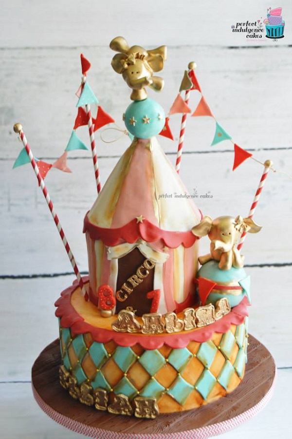 Girly Circus cake