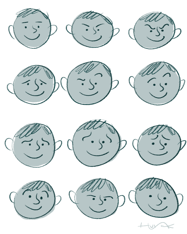 Eyebrow permutations