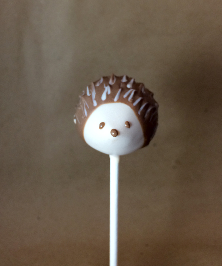 Hedgehog Cake Pops