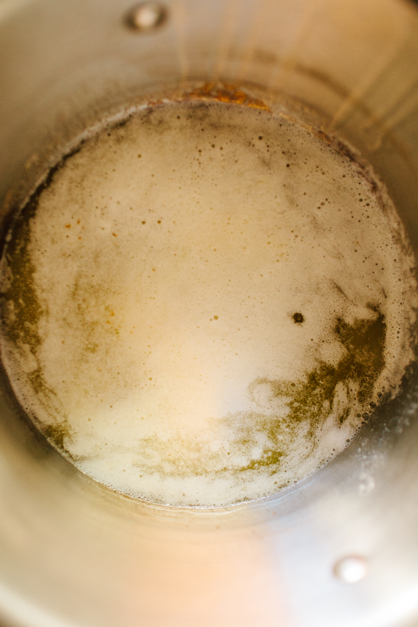 Making Browned Butter