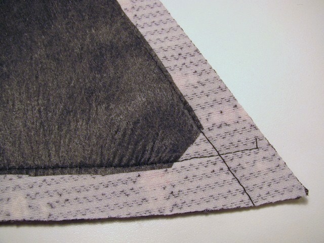 trim interfacing away