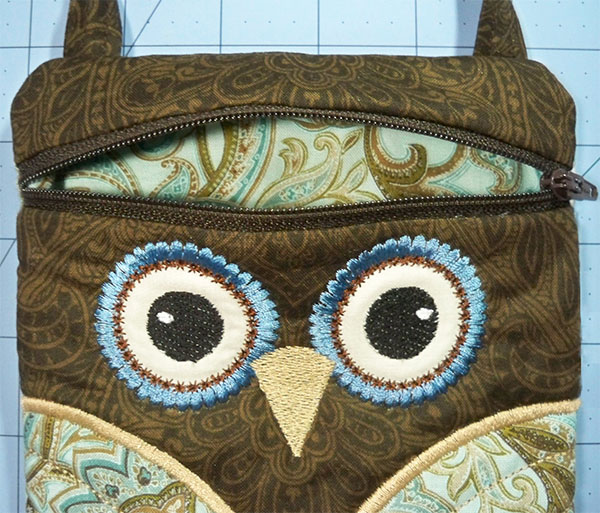 ITH owl purse lining