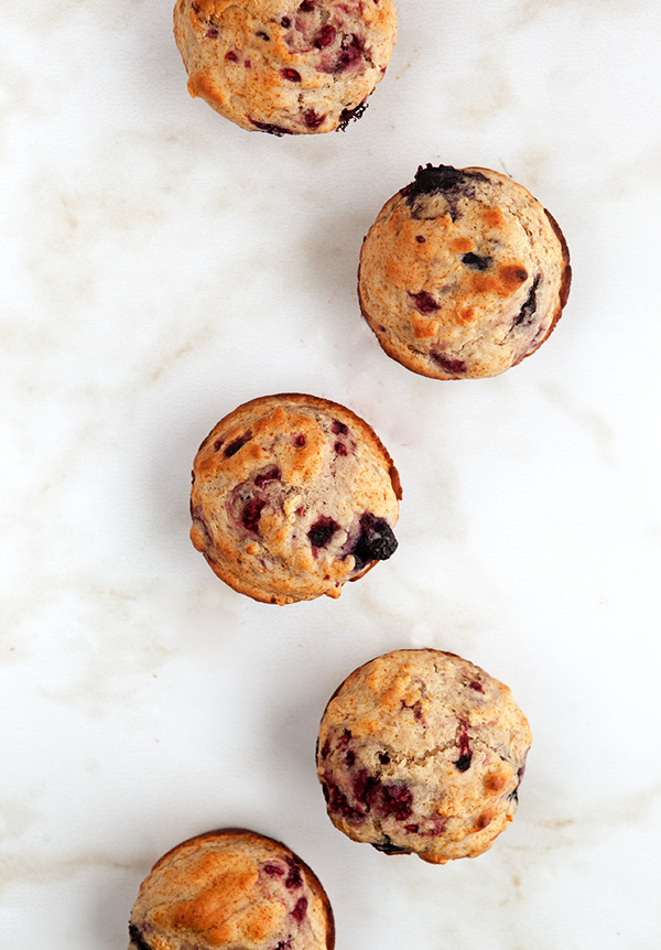 Triple Berry Muffins