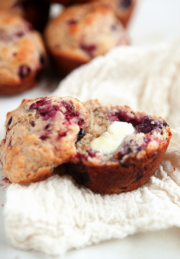 Triple Berry Muffins