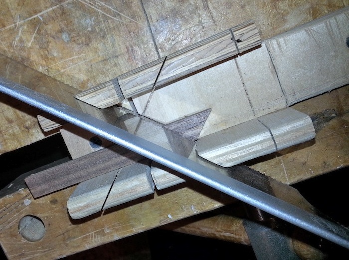 handmade miter box