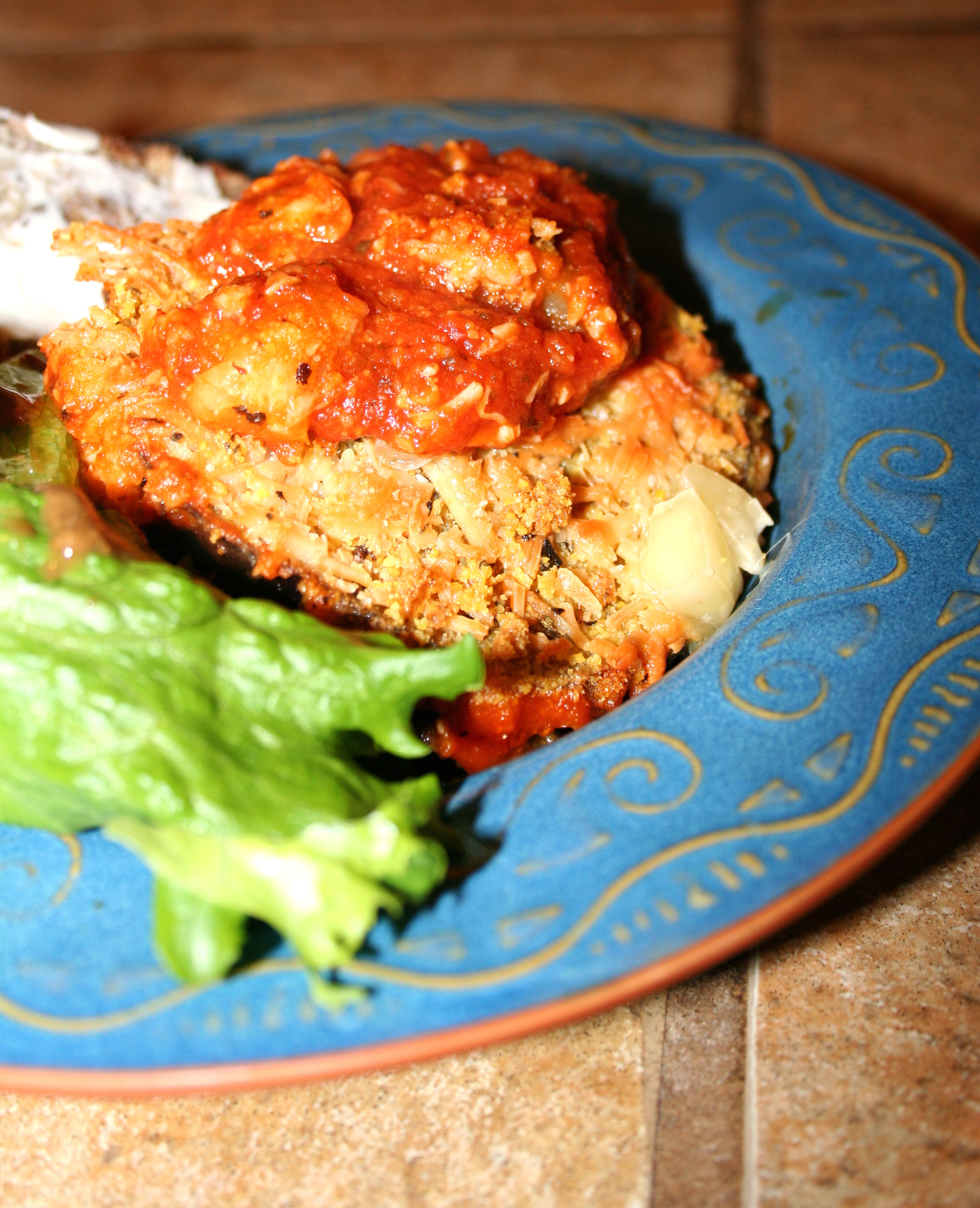 Eggplant parm, ready to eat