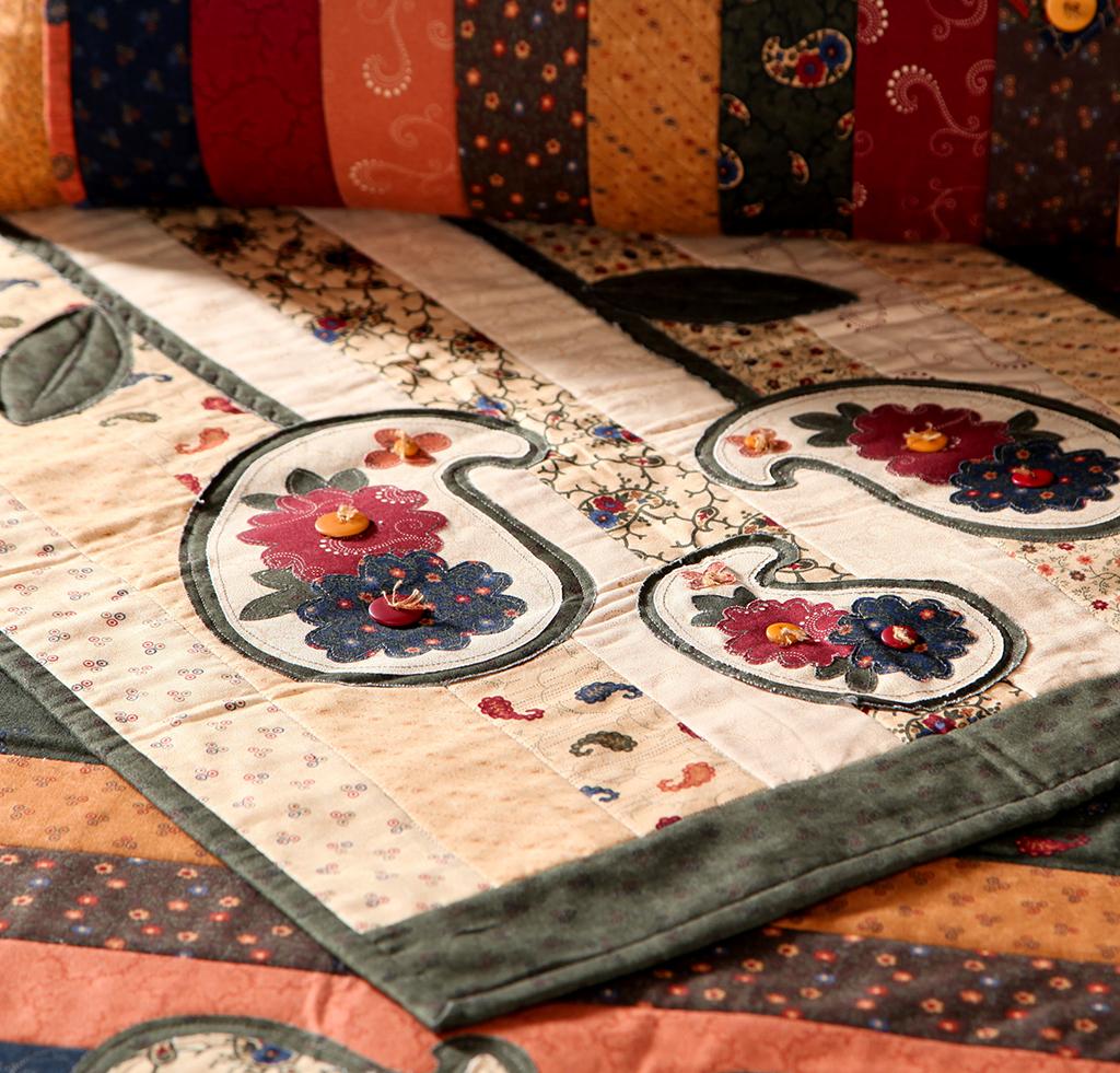 Paisley Party 3 Projects in 1 Quilt Kit