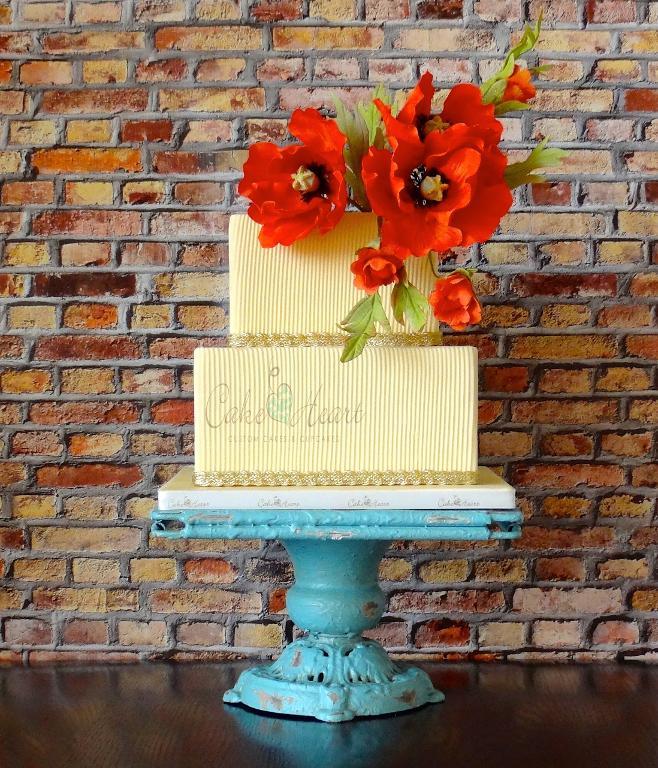 Bright Poppy Cake by Craftsy member Cakeheart