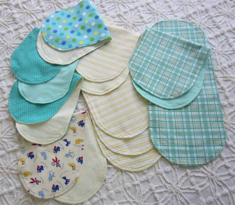 Baby Burp Cloths Tutorial