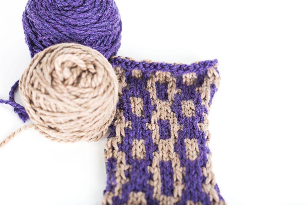 Mosaic Knitting Stitch