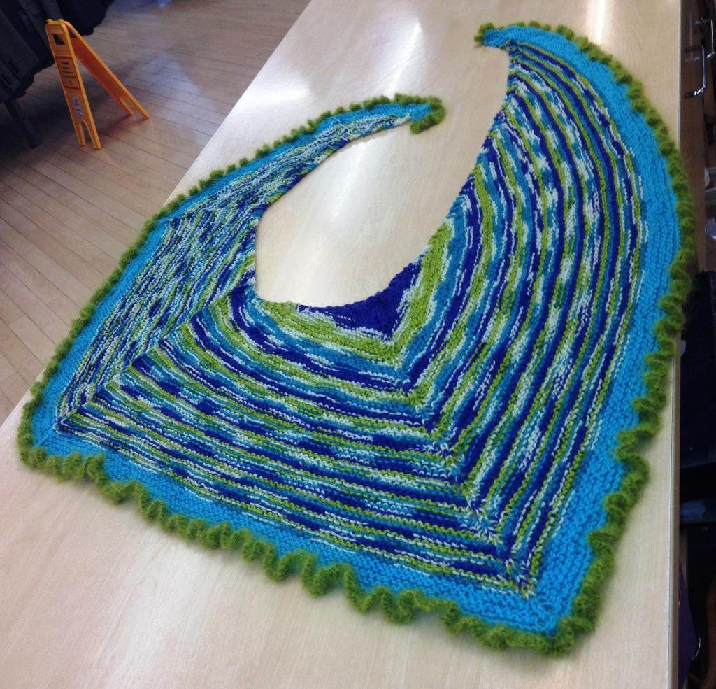 Lieblingsschal knitted shawl