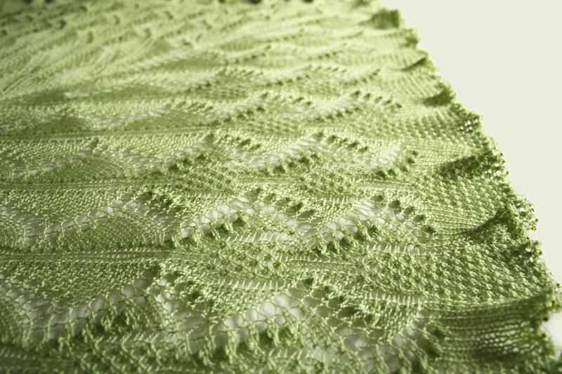 Pasque Flower Shawl knitting pattern