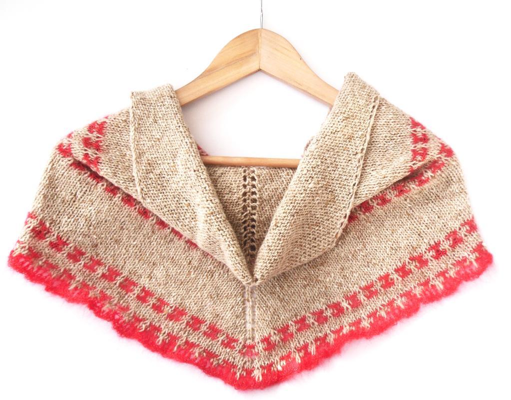 Tweedy Mosaic Shawl knitting pattern