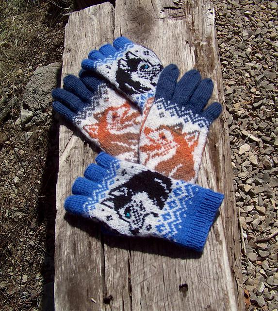 Dog Show Gloves knitting pattern