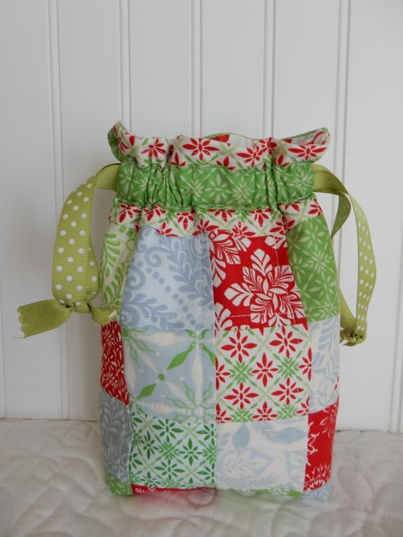 Scrappy Patchwork Gift Bag 