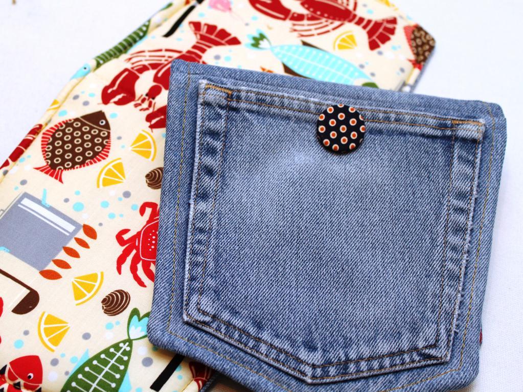 Denim Pocket Pot Holder