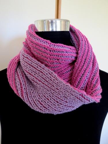 Oudtshoorn Brioche Cowl knitting pattern