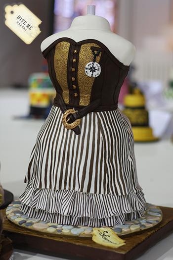 Steampunk Fashion Cake by Craftsy member CakeBakerMoney 