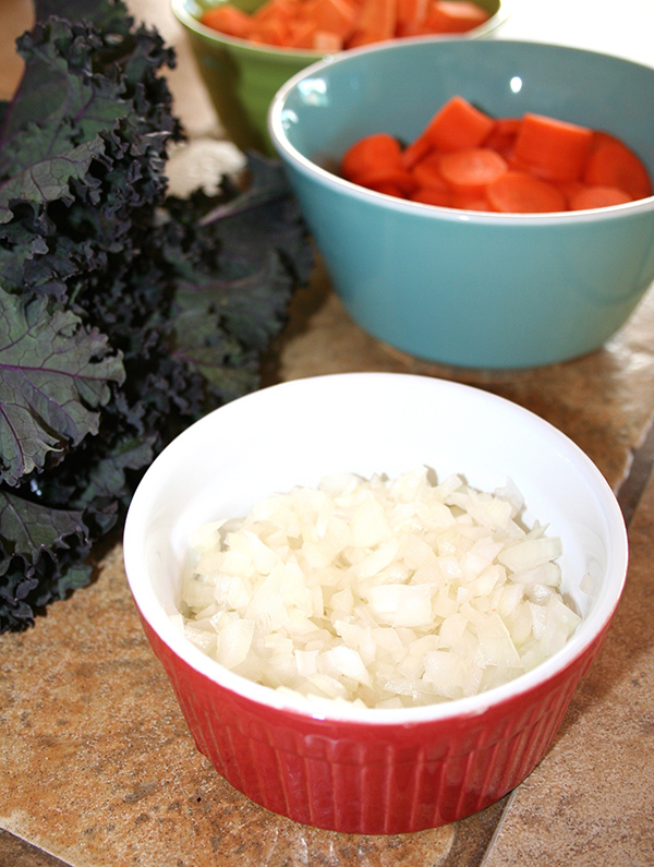 Ingredients for stew