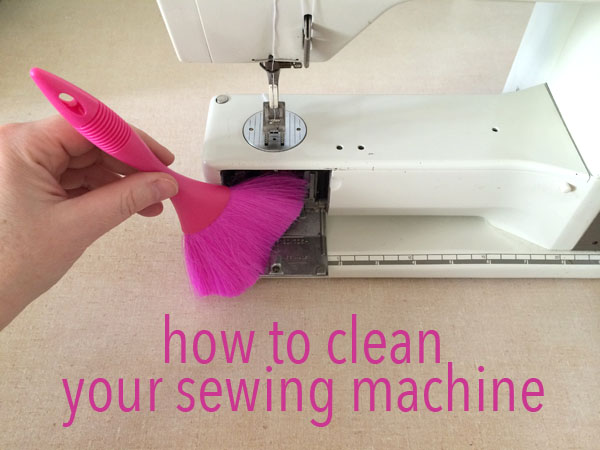 how to clean your sewing machine