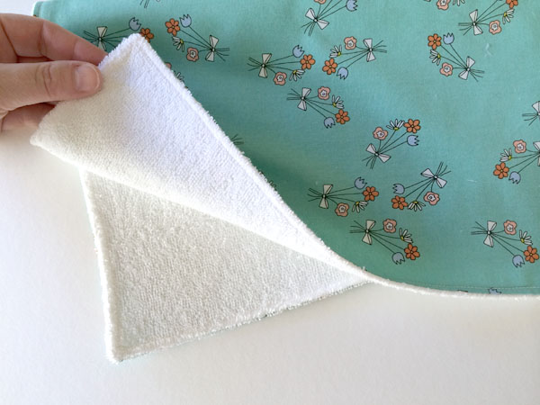 finished double sided cloth towel
