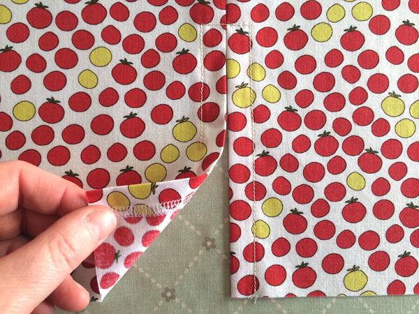 press the slit flat