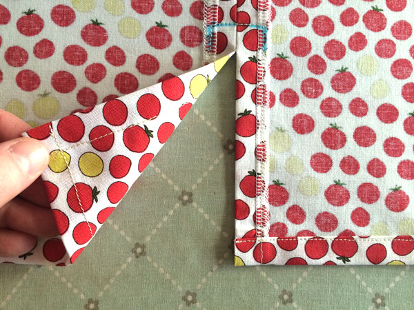 finished hem and slit