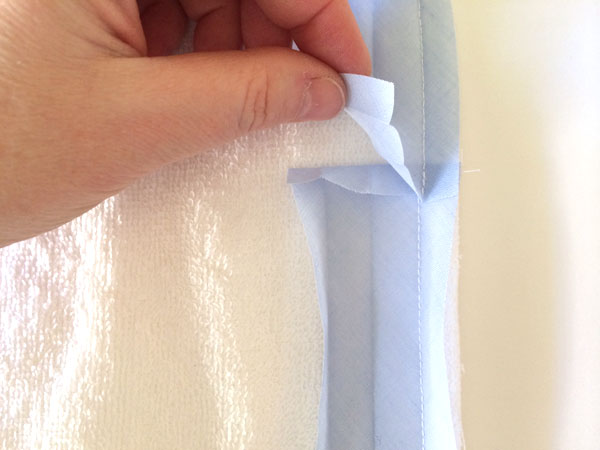 overlap sewn