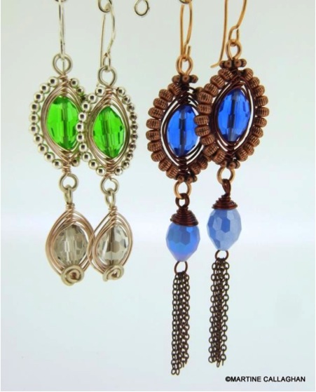 embellished herringbone wire