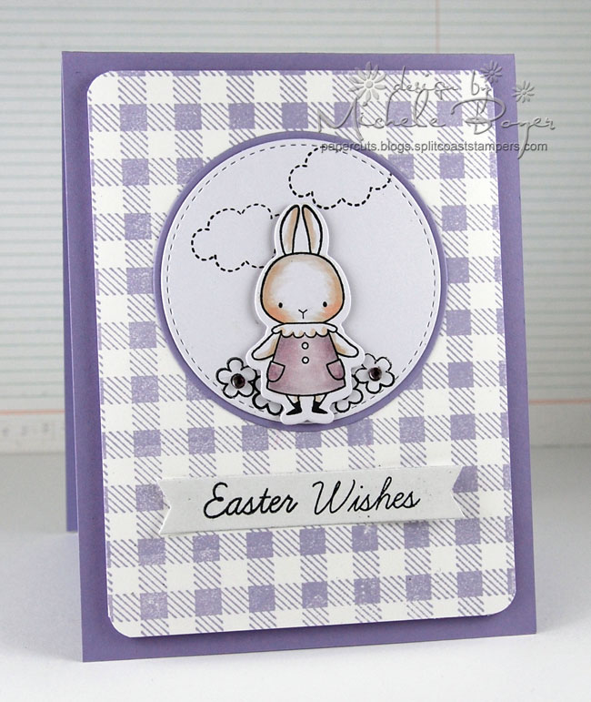Finished Easter Wishes card