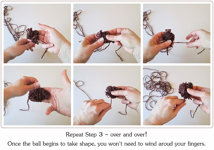 Center Pull Ball of Yarn Tutorial