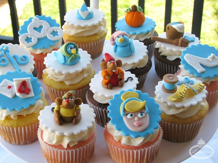 Cinderella Cupcake Toppers