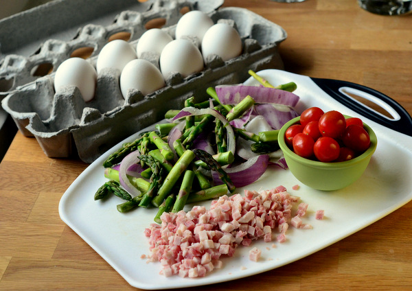 Ingredients for Springtime Frittata