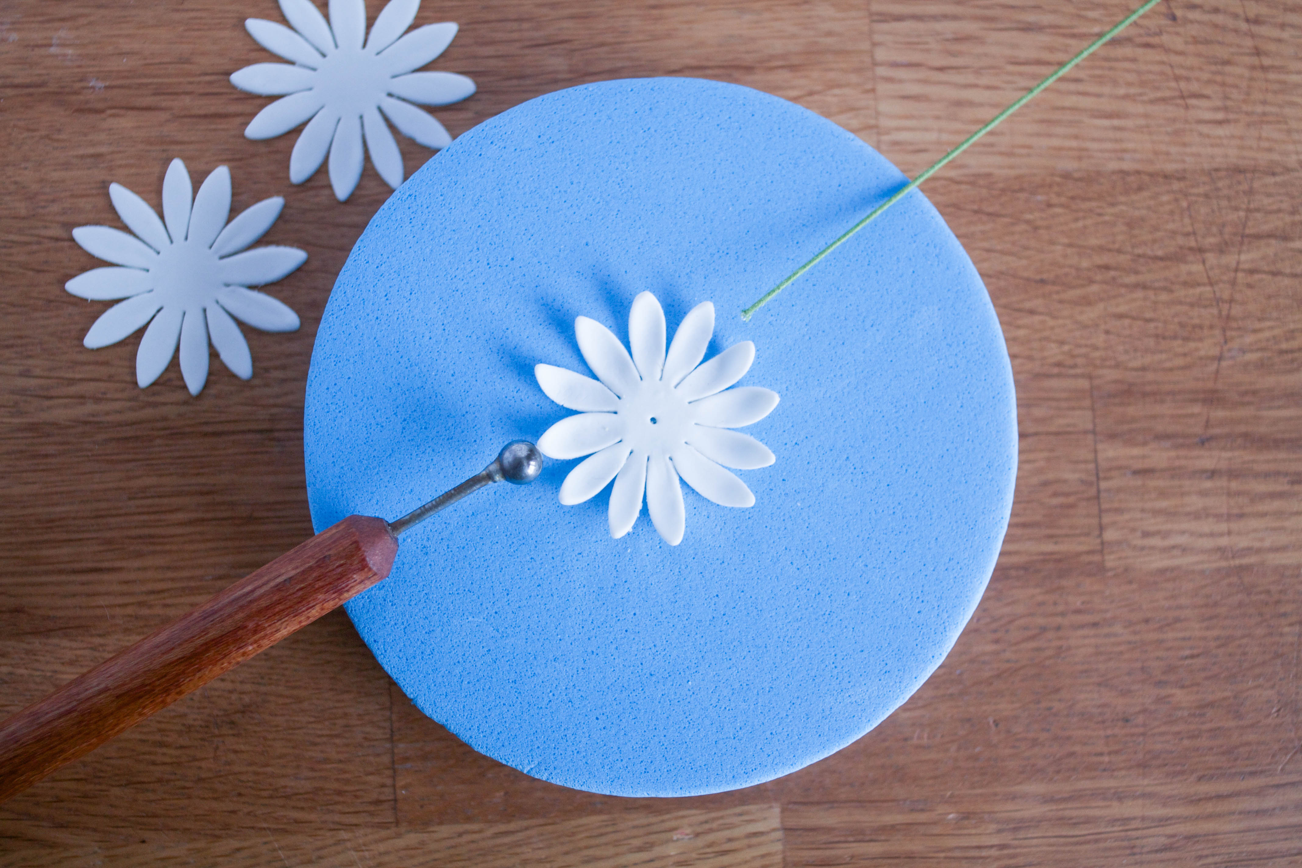 Quick and Easy Gum Paste Daisy | Erin Gardner