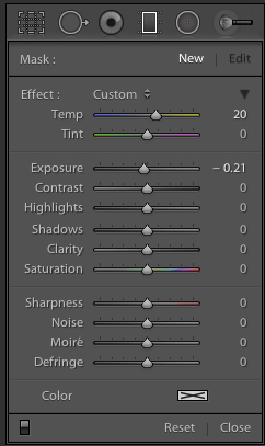 Gradient tool adj