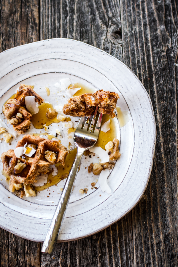 Gluten-Free Carrot Cake Waffles